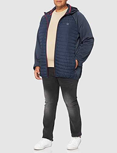 Jack & Jones Plus JJEMULTI Quilted Jacket PS Noos Chaqueta, Navy Blazer, 4XL Grandes para Hombre