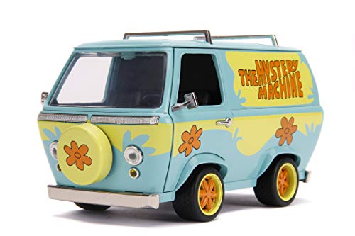 Jada - Furgoneta Escala 1:24 con Figuras: Scooby Doo y Shaggy Mistery Machine (253255024)