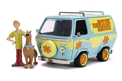 Jada - Furgoneta Escala 1:24 con Figuras: Scooby Doo y Shaggy Mistery Machine (253255024)