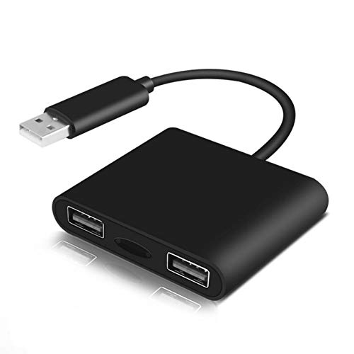 Jannyshop USB Adaptador para Xbox One / PS4 / Switch Receptor de conversión del ratón del Teclado Receptor Plug and Play Host