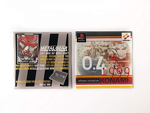 JAPAN OFFICIAL Videojuego PS1 Metal Gear Solid Pal MGS Usado Inglés No Demo Silent Hill #2