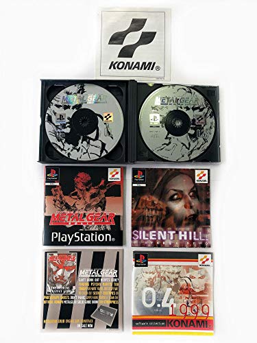 JAPAN OFFICIAL Videojuego PS1 Metal Gear Solid Pal MGS Usado Inglés No Demo Silent Hill #2