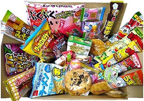 Japanese candy assortment 30pcs , full of dagashi. TONOSAMA CANDY by TONOSAMA CANDY BOX
