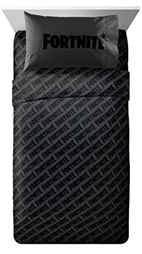 Jay Franco Fortnite Neon Warhol 4 Piece Twin Bed Set - Includes Comforter & Sheet Set - Bedding Features Llama, Peely, Vertex - Super Soft Fade Resistant Microfiber - (Official Fortnite Product)