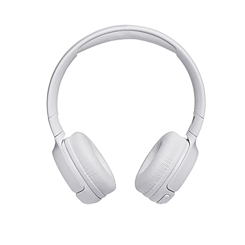 JBL Tune500BT – Auriculares supraaurales inalámbricos con conexiones multipunto y asistente de voz Google now o Siri – Batería de 16h – Blanco