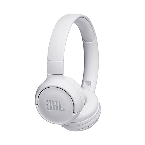 JBL Tune500BT – Auriculares supraaurales inalámbricos con conexiones multipunto y asistente de voz Google now o Siri – Batería de 16h – Blanco