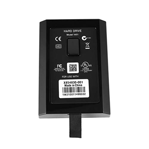 JIE Disco Duro de Consola de Juegos para Xbox 360 Slim 60GB / 120GB / 250GB / 320GB / 500GB Negro 60GB