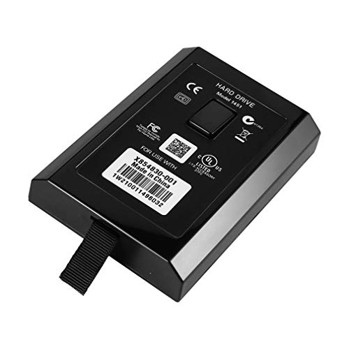 JIE Disco Duro de Consola de Juegos para Xbox 360 Slim 60GB / 120GB / 250GB / 320GB / 500GB Negro 60GB