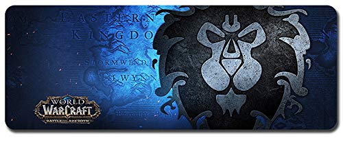 Jingchen&Sheng World of Warcraft-Mouse Pad Game Mouse Pad Extra-Large Thickening Lock Edge Durable Smooth Computer Laptop Pad (900 * 400 * 3MM/35.5 * 15.7 * 0.12inch, 111)