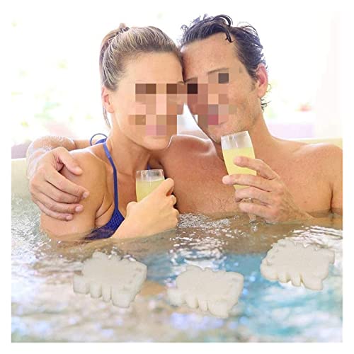 JINJUANYAO 30 Piezas Aceite Absorbente Scum Sponge Devors Scum, Slime & Green from Pools/Bañera de hidromasaje/Piscinas/Spas/Fregancias Devors Scum (Color : White)