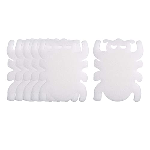 JINJUANYAO 30 Piezas Aceite Absorbente Scum Sponge Devors Scum, Slime & Green from Pools/Bañera de hidromasaje/Piscinas/Spas/Fregancias Devors Scum (Color : White)