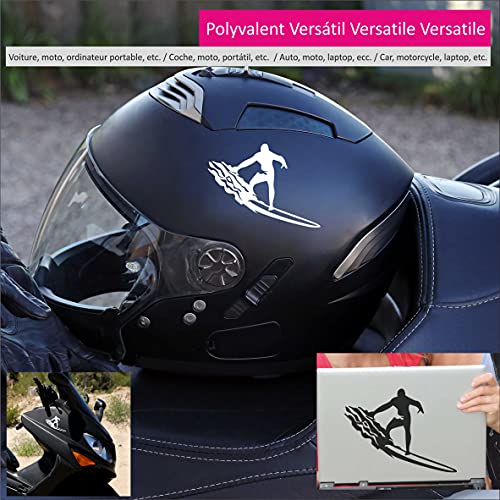 JINTORA Etiqueta para el Coche/Etiqueta engomada - Gangster - Crimen organizado de la Mafia - 139mm x40mm - JDM/Die Cut - Azul