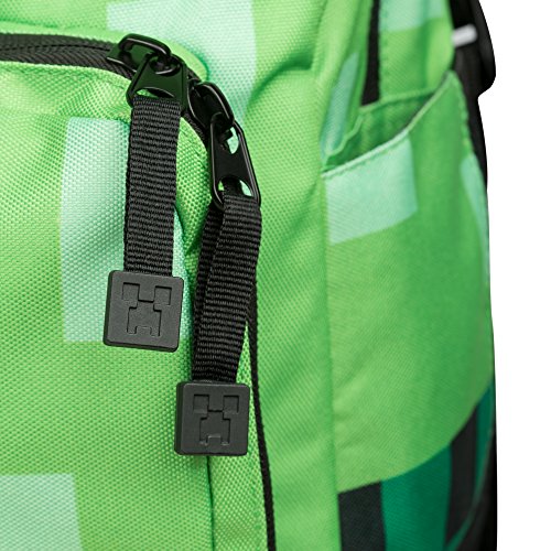 JINX Minecraft Backpack Equipaje infantil 44 centimeters Verde (Green)