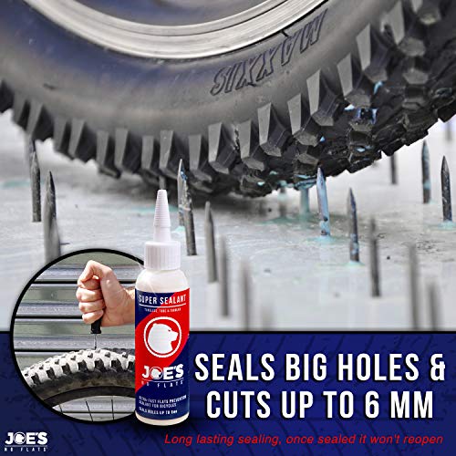 JOE'S 125 ml Líquido antipinchzos Joe´S Tubeless MTB, Unisex Adulto, Blanco