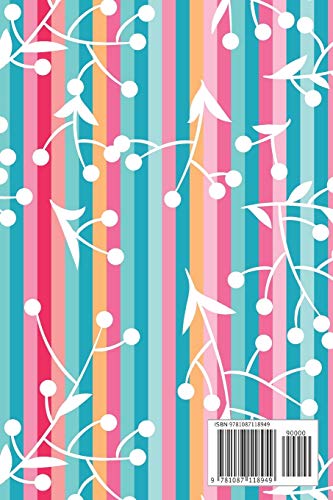 Journal | One Line a Day: A 5-Year Memory Book | 5-Year Journal | 5-Year Diary | Floral Notebook for Keepsake Memories and Journaling | Bright Colors and Floral Pattern