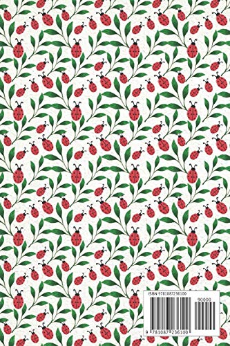 Journal | One Line a Day: A 5-Year Memory Book | 5-Year Journal | 5-Year Diary | Floral Notebook for Keepsake Memories and Journaling | Bright Red Ladybug Pattern