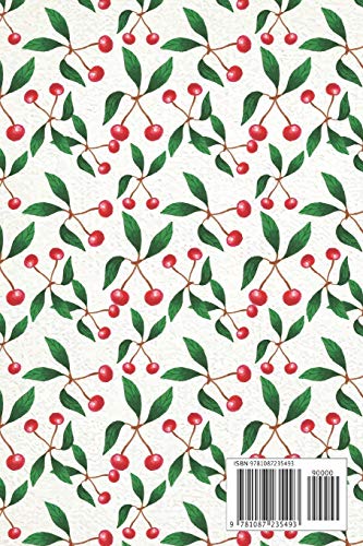 Journal | One Line a Day: A 5-Year Memory Book | 5-Year Journal | 5-Year Diary | Floral Notebook for Keepsake Memories and Journaling | Bright Sweet Cherry Pattern