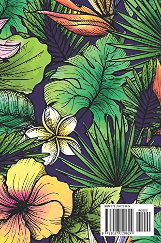 Journal | One Line a Day: A 5-Year Memory Book | 5-Year Journal | 5-Year Diary | Floral Notebook for Keepsake Memories and Journaling | Bright Tropical Hibiscus Pattern