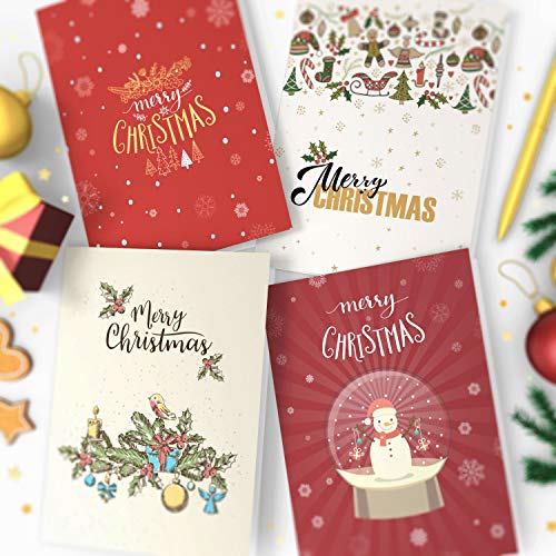 Joy Masters - 16 Caja de Tarjetas de Navidad Variados con Sobres - Vol. 3