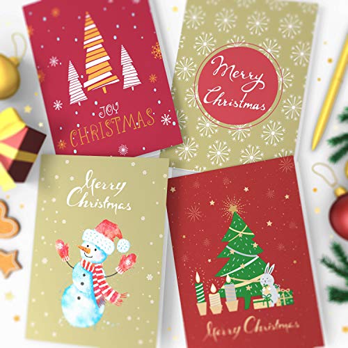 Joy Masters - 16 Caja de Tarjetas de Navidad Variados con Sobres - Vol. 3