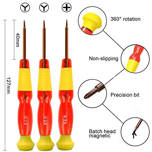 Joycon Joystick Recambio Joystick Switch Analógico de Reemplazo Derecho e Lzquierdo con Joystick 3D para Consolas Nintendo Herramientas de Reparación con Destornilladores Tornillo Pinzas Recambios