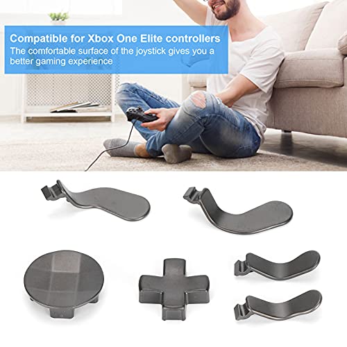 Joystick Metal Paddles Reemplazo Gamepad Metal Arrow Key Parts para Xbox One Elite Controller