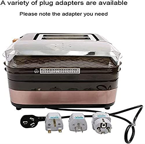 JQDMBH Horno eléctrico,Horno Sobremesa Horno eléctrico, tostadora Desayuno Breen Hornear Máquina for Hornear 2 rebanadas Huevo Huevos Huevos Steamer Salchicha Grill Roaster Air Freidora