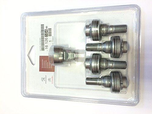 Juego de tornillos antirrobo para ruedas de aleación PSA Peugeot Citroen