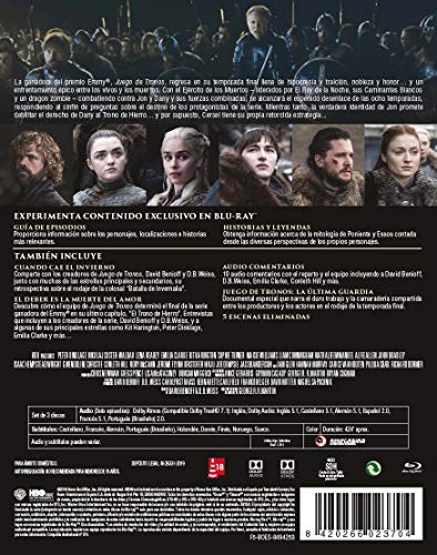 Juego De Tronos Temporada 8 Premium Blu-Ray [Blu-ray]