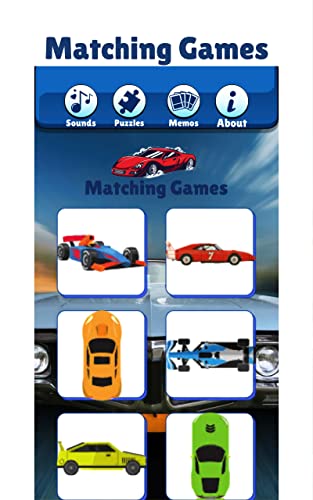 Juegos De Carros De Carreras Para Niños Gratis 🏎: Puzzles De Automóviles Para Niños Gratis