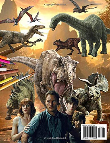 Jurassic World Libro Da Colorare: Jurassic World Libro Da Colorare D'azione: Color Most Scarry Immagini Non Ufficiali
