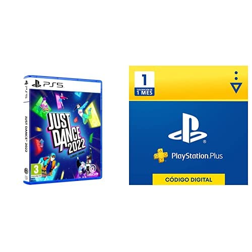 Just Dance 2022 PS5 + Sony, PlayStation Plus - Suscripción 1 Mes | PS5/PS4/PS3 | Código de descarga PSN - Cuenta española