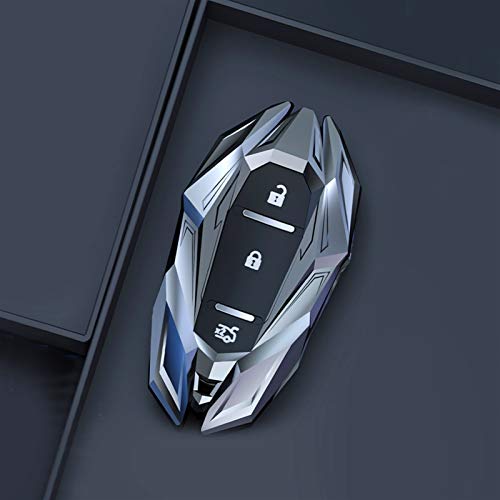 KCSAC Zinc Aleey Car Remote Smart Clay Funda Cubierta Llavero FOB FOB FORTS for EL TITULAR DE CHEVROLET CHEVY CAMARO CRUZE MALIBU 2017 Accesorios for automóviles (Color Name : Key Chain A)