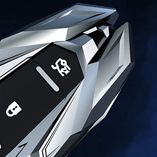 KCSAC Zinc Aleey Car Remote Smart Clay Funda Cubierta Llavero FOB FOB FORTS for EL TITULAR DE CHEVROLET CHEVY CAMARO CRUZE MALIBU 2017 Accesorios for automóviles (Color Name : Key Chain A)