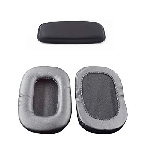 kdjsic Almohadillas para los oídos, Almohadillas para los oídos, Almohadillas de Espuma para Auriculares Tritton AX Pro AX 720, Pieza de Repuesto de Esponja para Cabeza