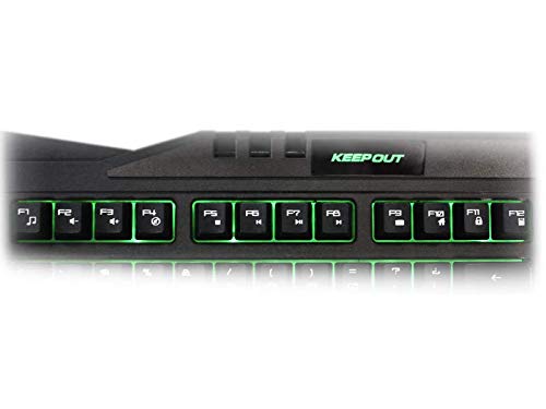 Keep Out Gaming F89CH - Teclado Gaming, Color Negro