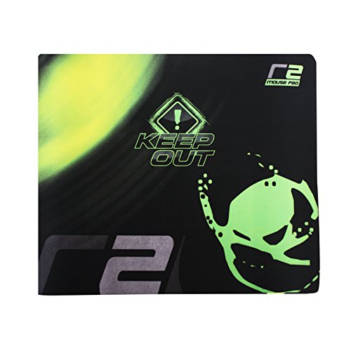 Keep Out Gaming R2 - Alfombrilla (320x270x3 mm) Color Negro y Verde