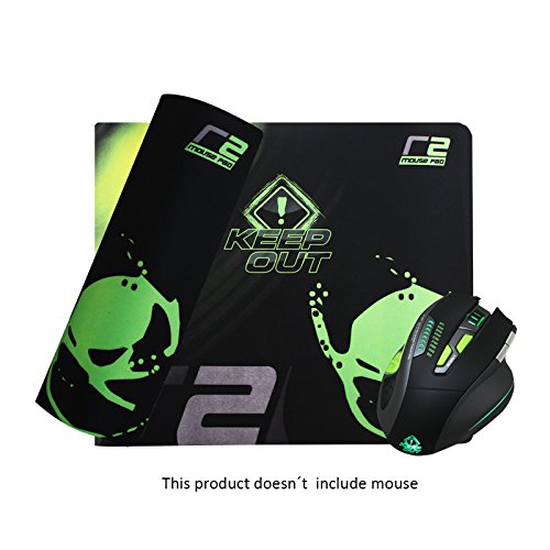 Keep Out Gaming R2 - Alfombrilla (320x270x3 mm) Color Negro y Verde