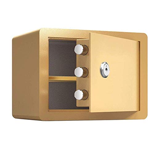 Key Box, Caja fuerte, Caja de Seguros SafeBox cajas de seguridad, llave de la caja, Cajas documentos de identidad for gabinete, los documentos A4, ordenadores portátiles, joyas Incluye 2 llaves de eme