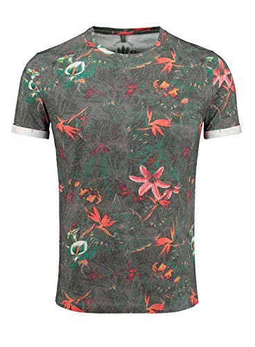 KEY LARGO Camiseta para hombre Mt Jungles, gris, XL