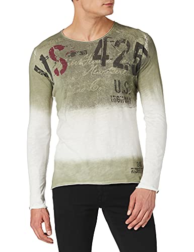 KEY LARGO Challenger Round Camiseta, Blanco, XXL para Hombre