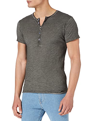 KEY LARGO MT Lemonade Camiseta, Gris Oscuro, L para Hombre