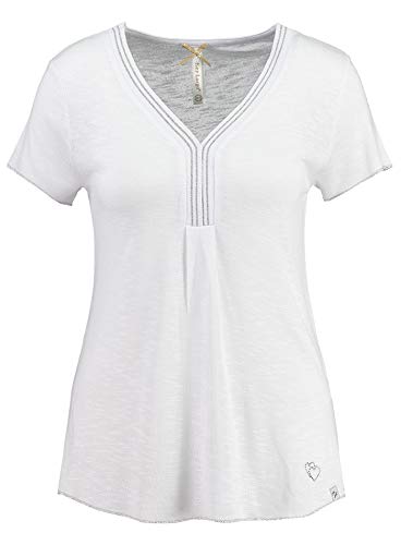 KEY LARGO Vicky v-Neck Camiseta, Blanco, XXL para Mujer