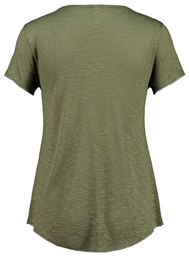 KEY LARGO Vicky v-Neck Camiseta, Caqui, XL para Mujer