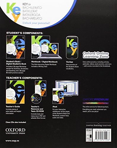 Key to Bachillerato 2: Workbook (Spa) - 9780194611268