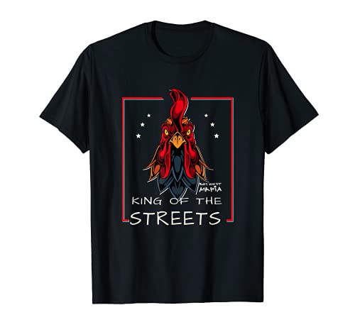 Key West, Florida - King of the Streets Rooster Camiseta