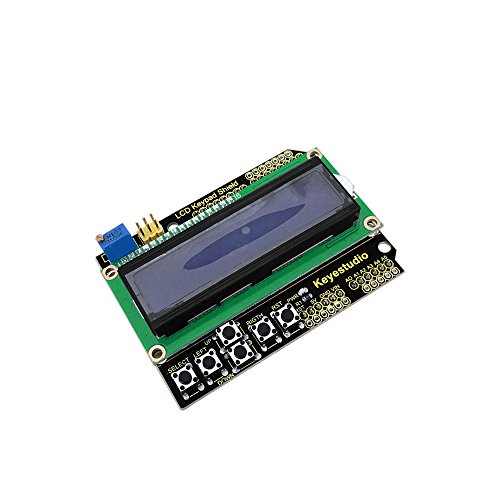 KEYESTUDIO LCD Teclado Escudo Junta Módulo 1602 Compatible con Ajuste de Contraste y Control de para Arduino IDE