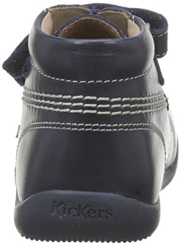 Kickers Billy VELK, Botas Slouch Niñas, Marrón (Marron Fonce Perm 92), 22 EU