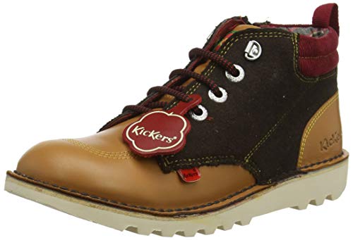 Kickers Kick Hi Winterised, Botas Clasicas Hombre, Marrón (Light Brown Brwn), 39 EU