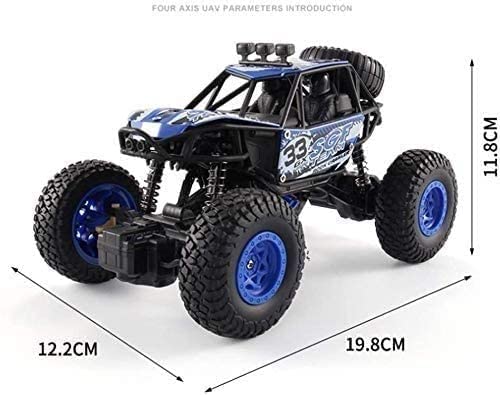Kids Toys RC Car for Boy Toy 1： 20 Scale Monster Cars Adults Alloy Off Road RC Radio Remote Control Car 4WD Toys Trucks All Terrain Hobby Truck Electric Toy Gift for Boy Girl